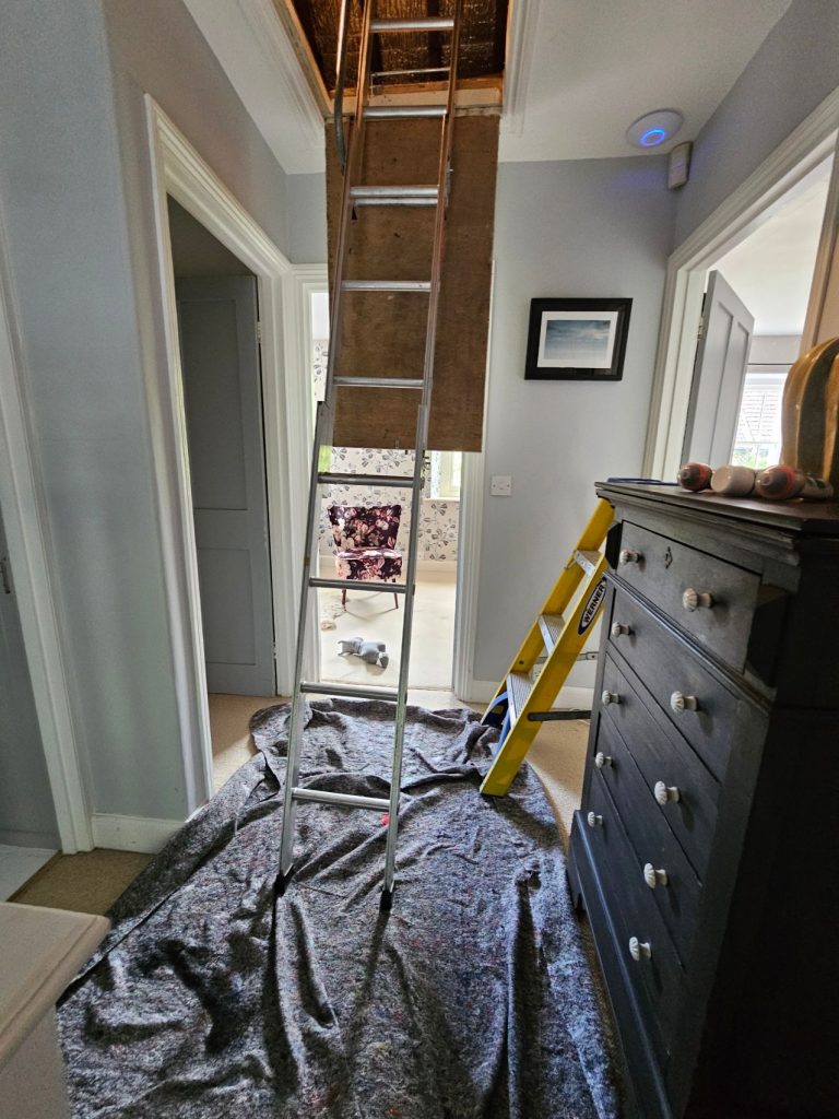 Installation in loft
